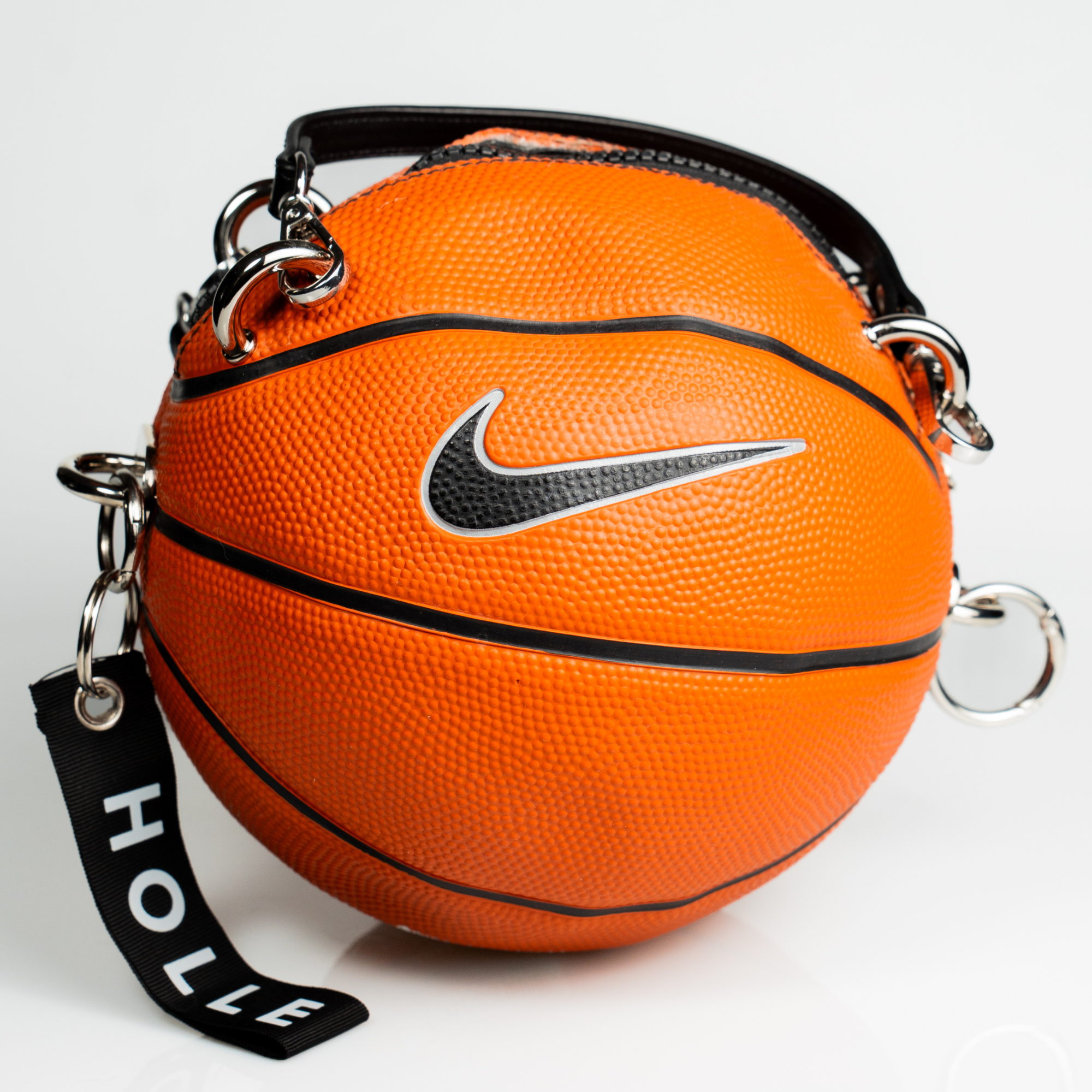 mini borsa a mano a forma di palla da basket